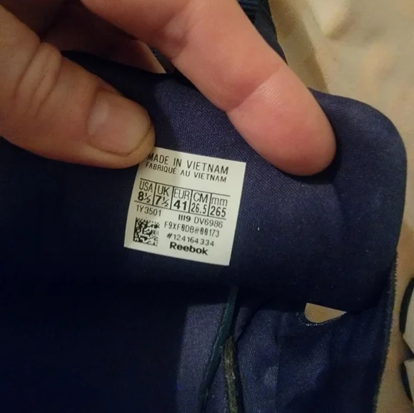 Reebok Instapump Fury OG Collegiate Navy - Picture 7 of 7